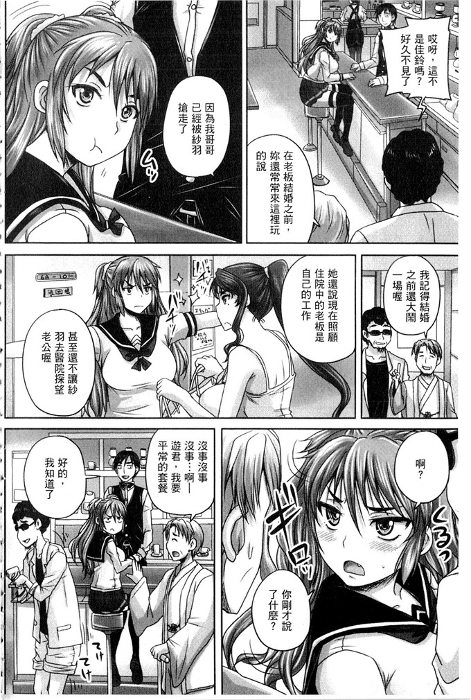 野晒惺工口漫画:喫茶 人妻肉奴隷